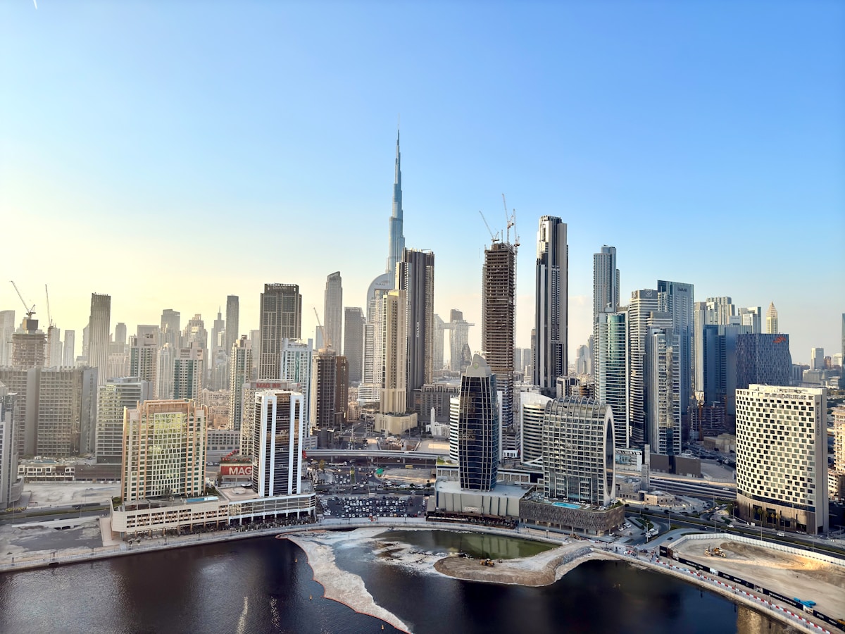 Dubai skyline and Burj Khalifa